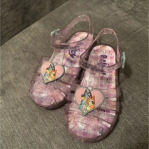 EUC Girls toddler bluey jelly sandals